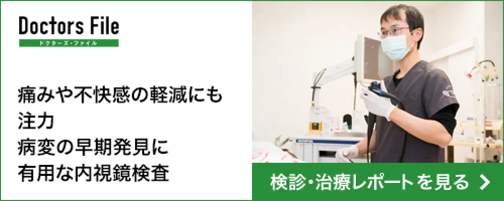 痛みや不快感の軽減にも注力 病変の早期発見に有用な内視鏡検査